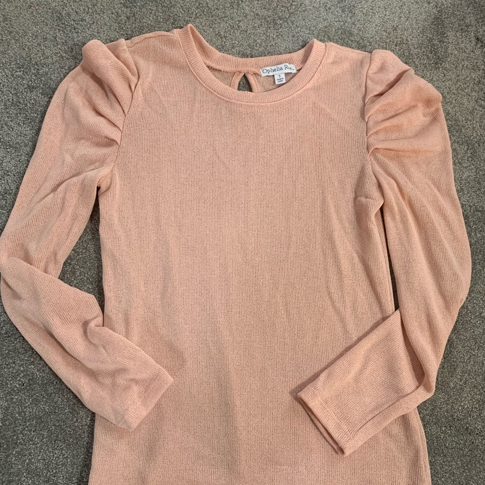 Ophelia Roe long sleeve knit top size (s)